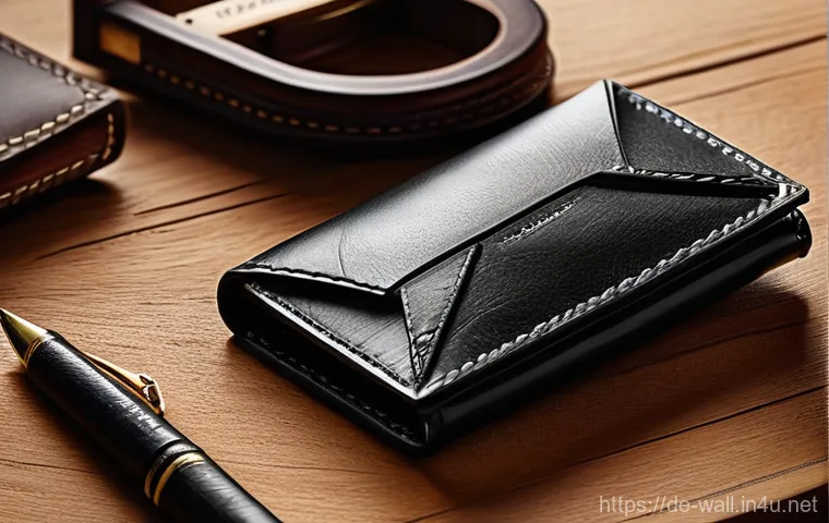 명함 지갑 추천  몽블랑 vs 듀퐁 - **Prompt 2: S.T. Dupont - Modern Parisian Chic in the City**
    A stylish individual, either male o...